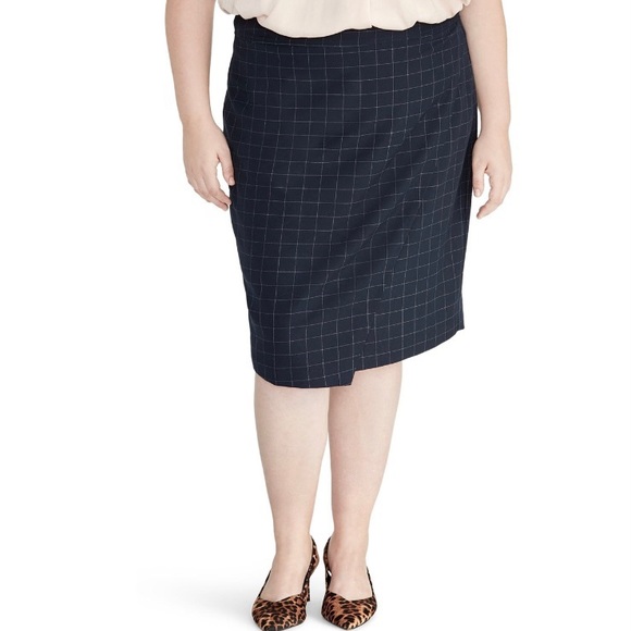 Rachel Roy Collection | Windowpane Skirt | 16W - Picture 5 of 5